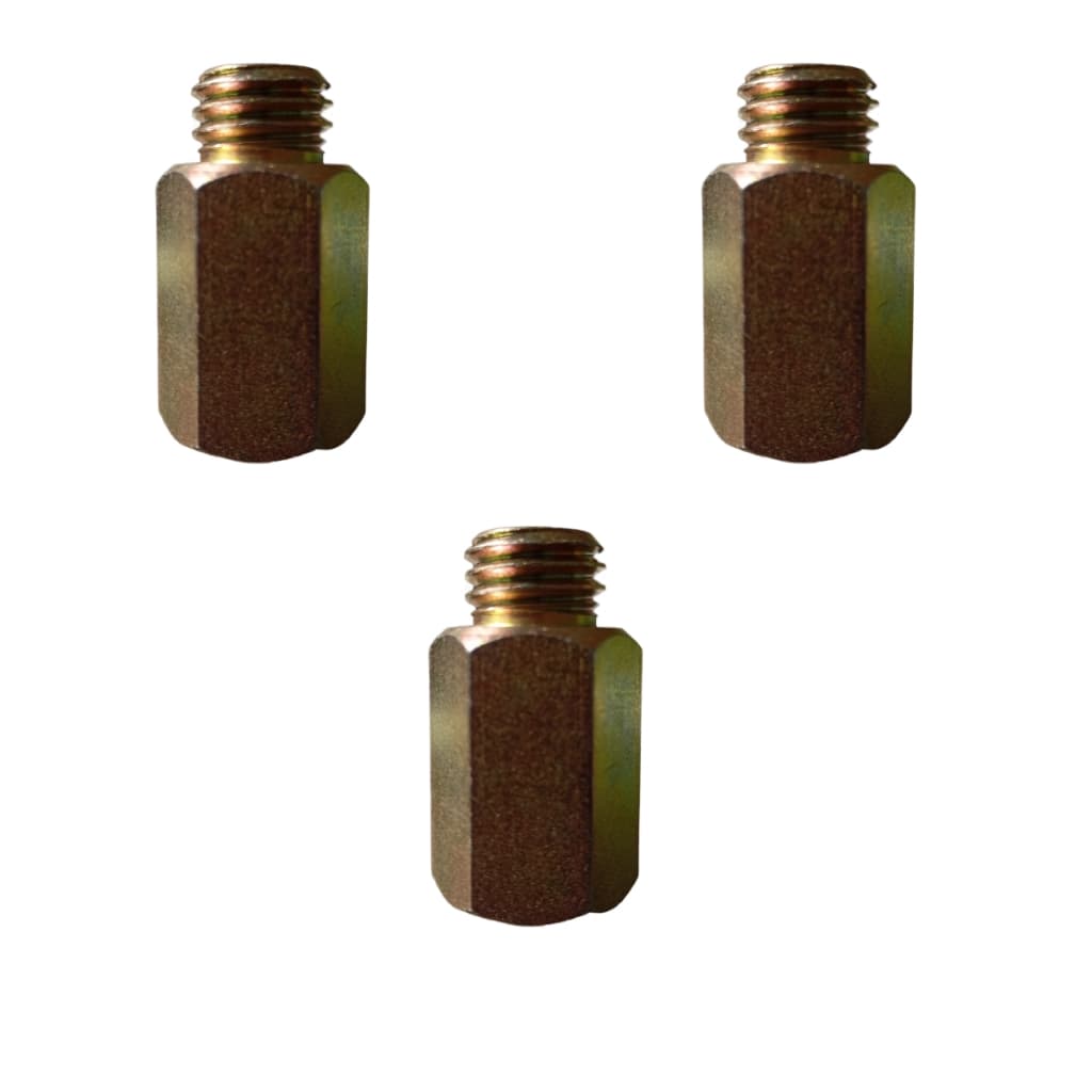 KIT 3 ADAPTADOR POLITRIZ LIXADEIRA  ROSCA FÊMEA M14/ROSCA MACHO 5/8