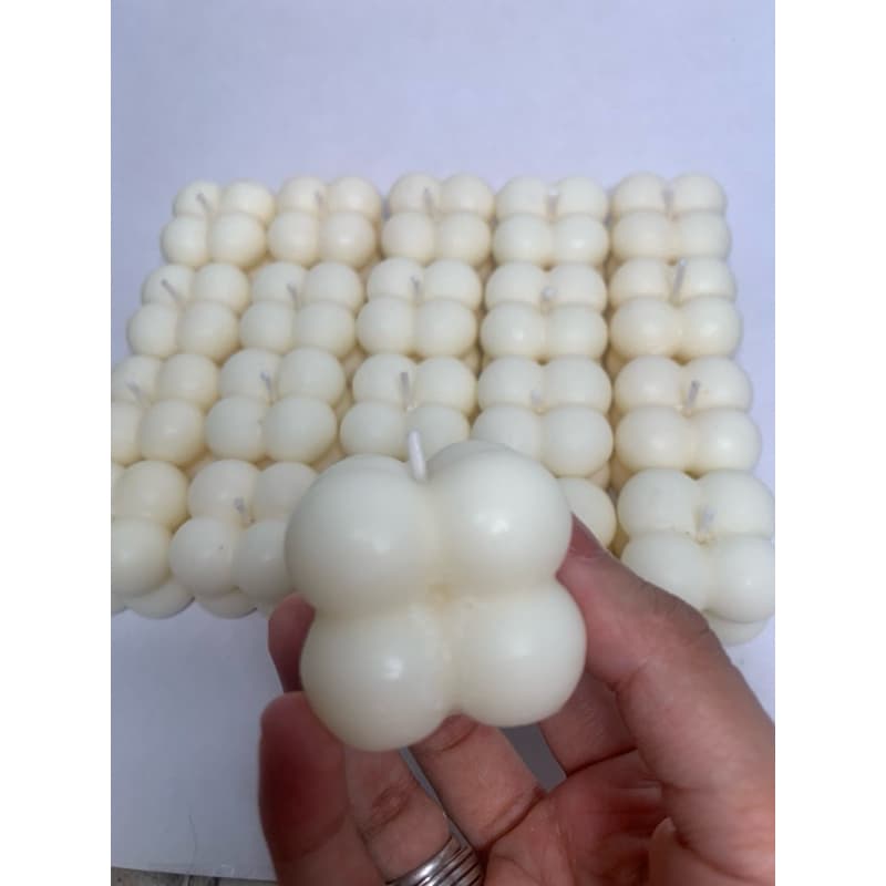 MINI VELA AROMATICA BUBBLE - VELA DECORATIVA BUBBLE CERA DE COCO