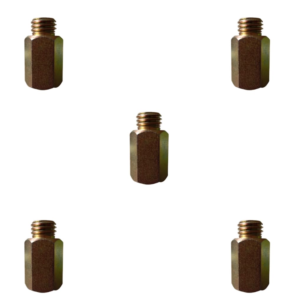 kit 5 ADAPTADOR POLITRIZ LIXADEIRA  ROSCA FÊMEA M14/ROSCA MACHO 5/8