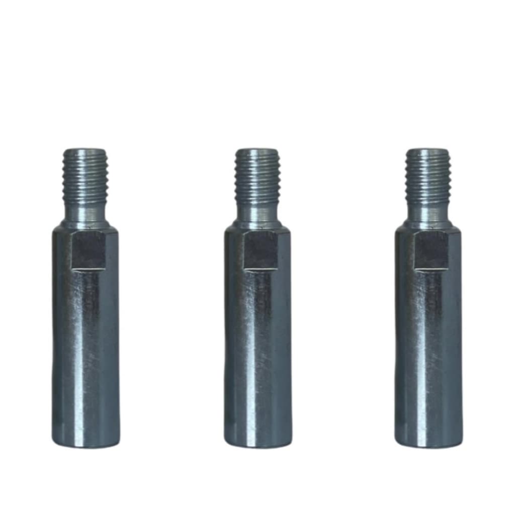 KIT 3 Alongador prolongador politriz/lixadeira 80mm (8cm) rosca M14