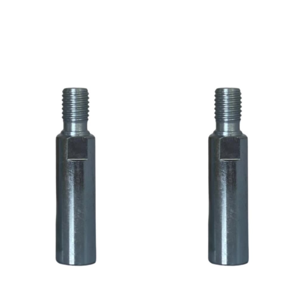 KIT 2 Alongador prolongador politriz/lixadeira 80mm (8cm) rosca M14