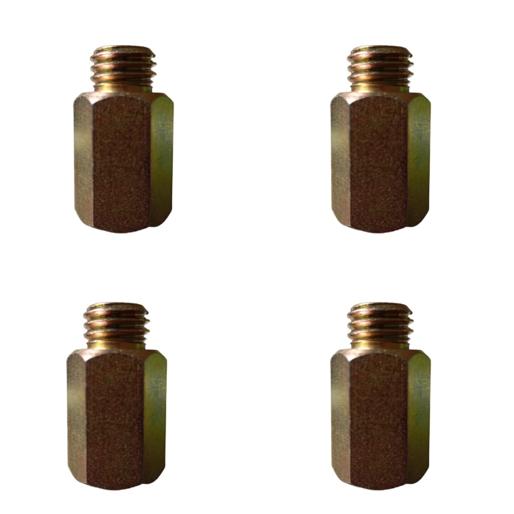 KIT 4  ADAPTADOR POLITRIZ LIXADEIRA  ROSCA FÊMEA M14/ROSCA MACHO 5/8