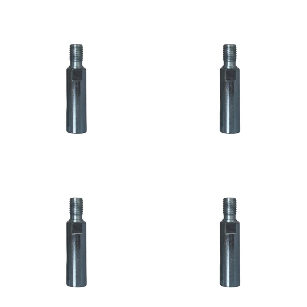 KIT 4 Alongador prolongador politriz/lixadeira 80mm (8cm) rosca M14