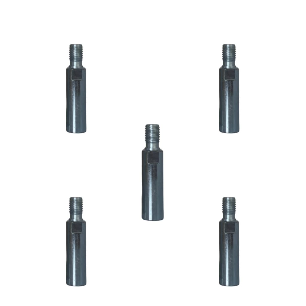 KIT 5 Alongador prolongador politriz/lixadeira 80mm (8cm) rosca M14