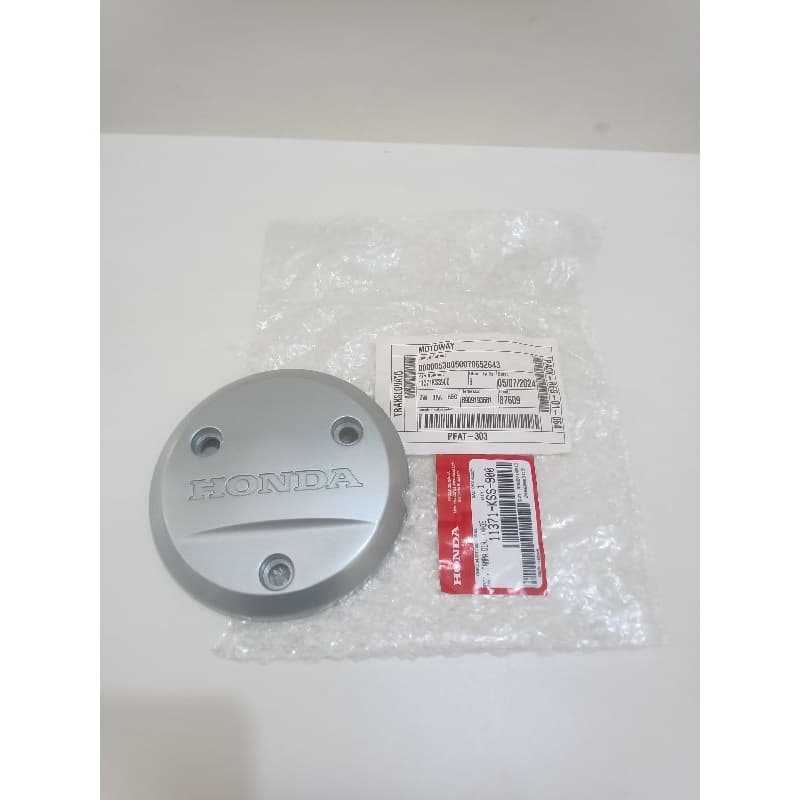 Tampa lateral do motor Honda Biz 125 2006/17 original nova (11371-KSS-900)
