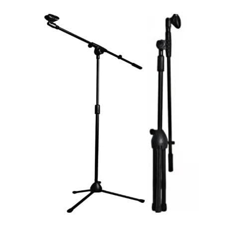 Pedestal Para microfone Profissional Girafa Universal PM-200 Com Cachimbo MXT