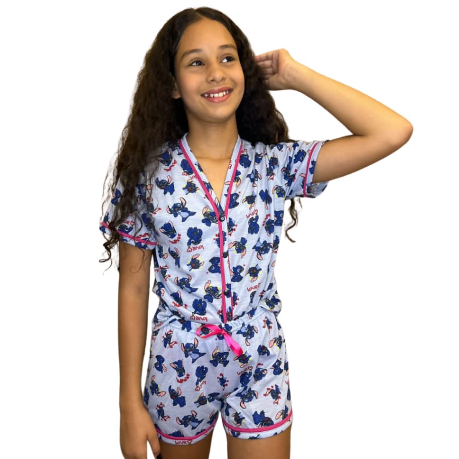 Pijama Americano Infantil/ Estampados/ Baby doll/ Pijama Infantil