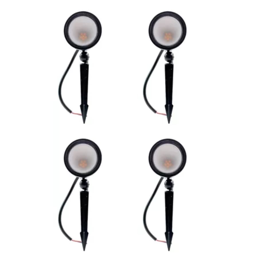 Kit 4 Luminárias Espeto Jardim Cob Led 5w Ip65 Aaatop Bivolt 110v 220v