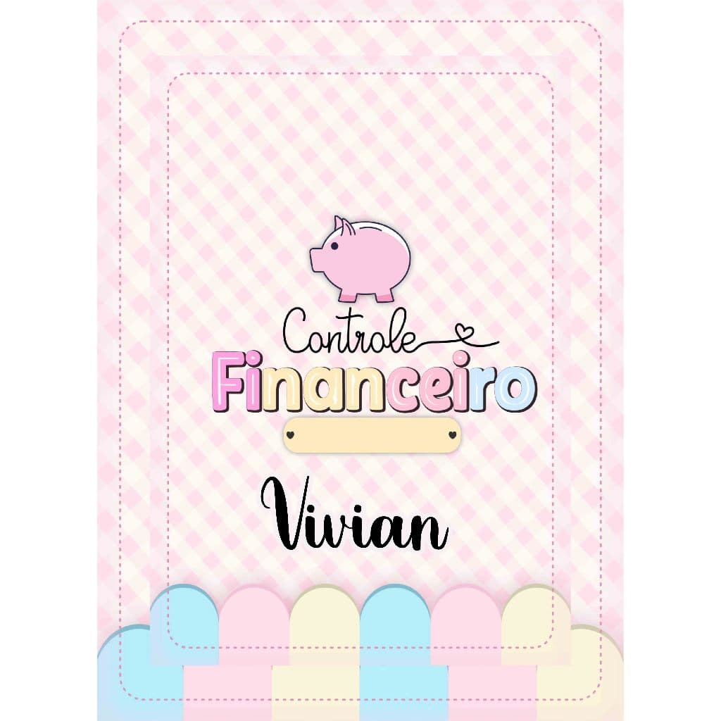 Planner caderno / controle financeiro / controle de gastos / controle anual de contas
