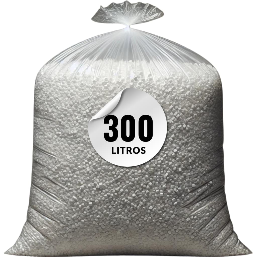 Flocos Isopor Triturado Enchimento Puff Concreto Leve Construção Civil
