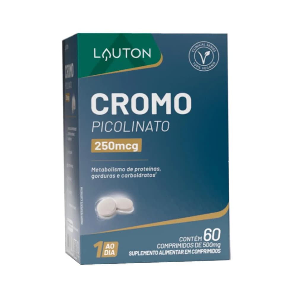Picolinato De Cromo com 60 Capsulas com 250mcg