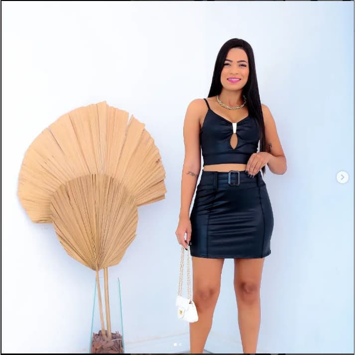 saia cirre com cinto fake tendência na moda