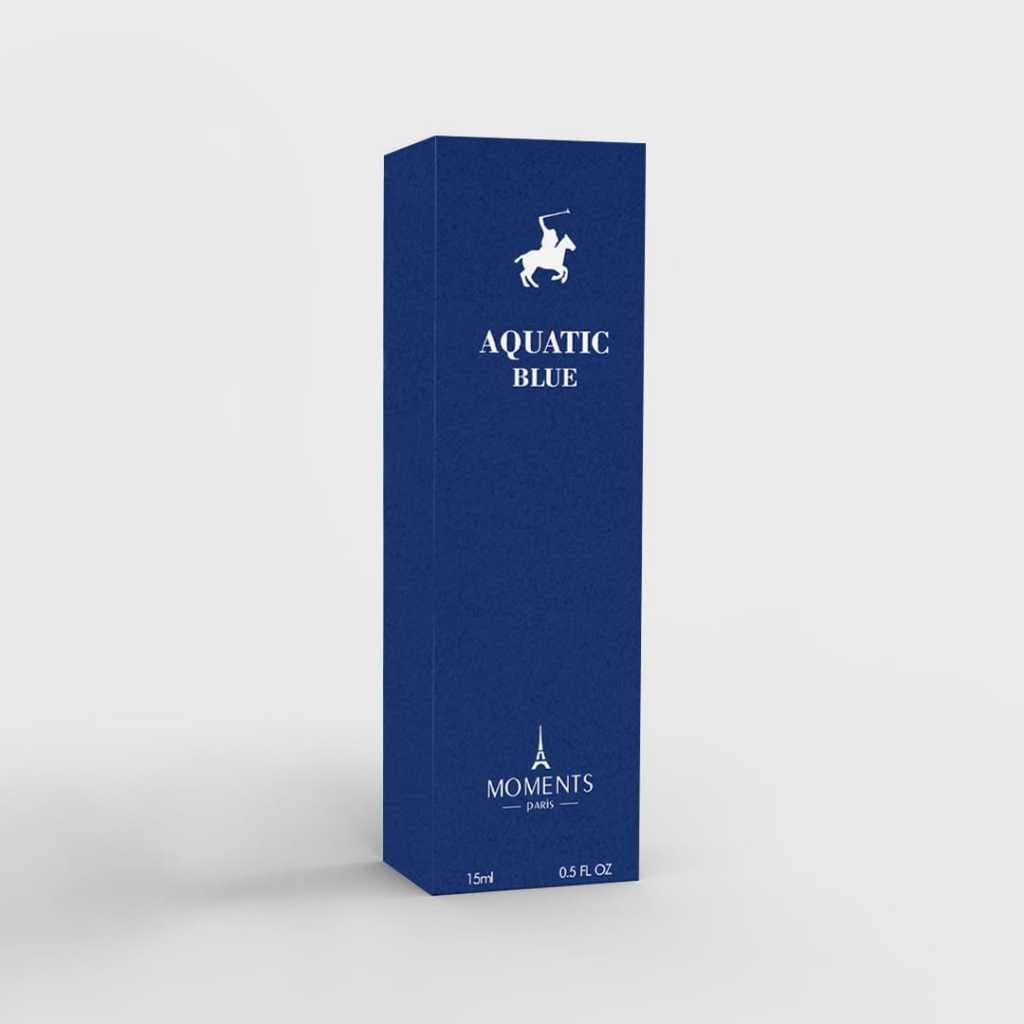 Aquatic Blue - Perfume de Bolso MASCULINO 15ml Moments Paris