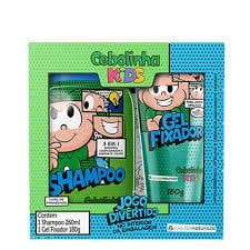 Kit Shampoo Cebolinha Kids 260ml + Gel Fixador 180g