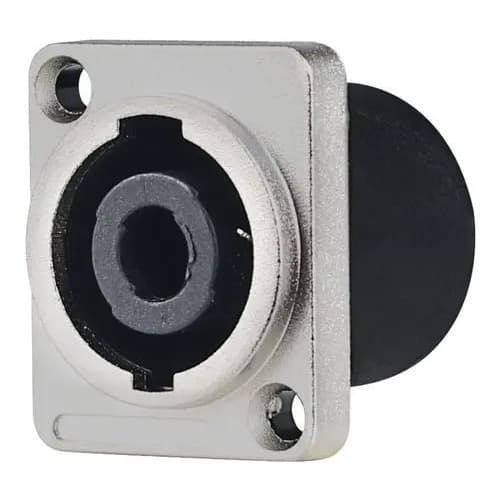 Plug Conector Speakon Painel Com Trava ws