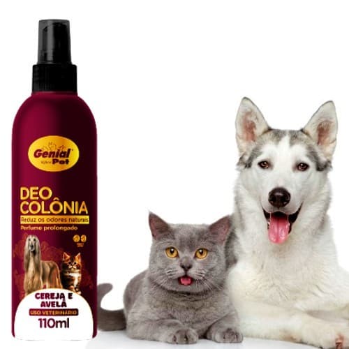 Perfume Cereja e Avelã Para Caes Colonia Fragancia Sofisticada Cachorro e Gato Longa Duração 110ml