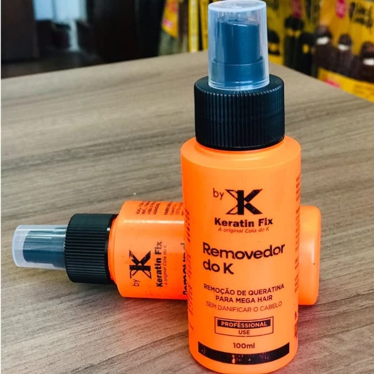 Removedor K Spray 100ml Para Mega Hair Fita Adesiva e Queratina-Removedor-k