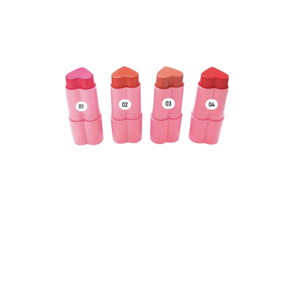 Blush Stick Coração Lua & Neve Kit C\4 Unidades