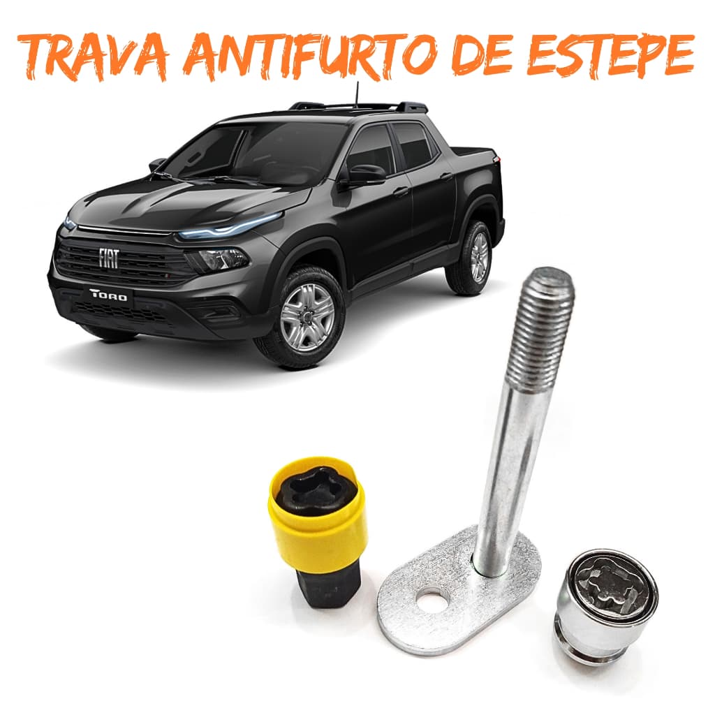Trava Antifurto De Estepe Fiat Toro Guardian 4x2