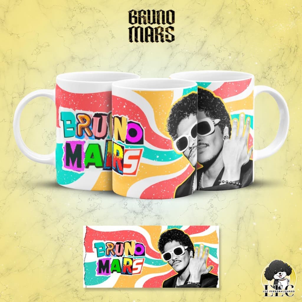 Caneca Personalizada Bruno Mars