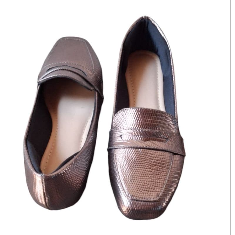 sapatilha confort flex mocassin quadrado