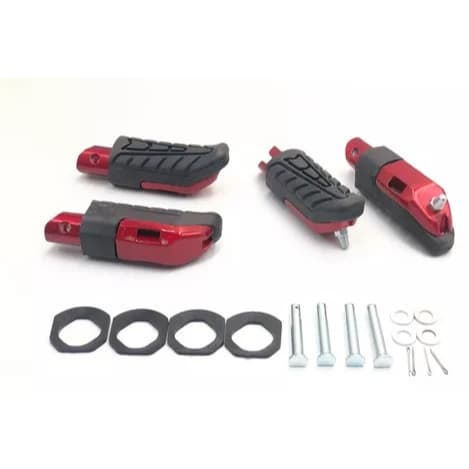 Kit Apoio De Pé Pedaleiras Cb Twister Cb 300 Cbx 250 Cb 200