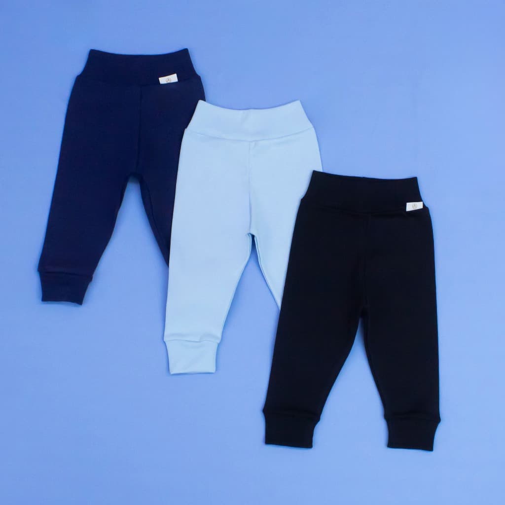 Kit Mijao de Bebê Menina e Menino Calça Cós Confort Sem Elástico Suedine 100% Algodão Mijão Culote