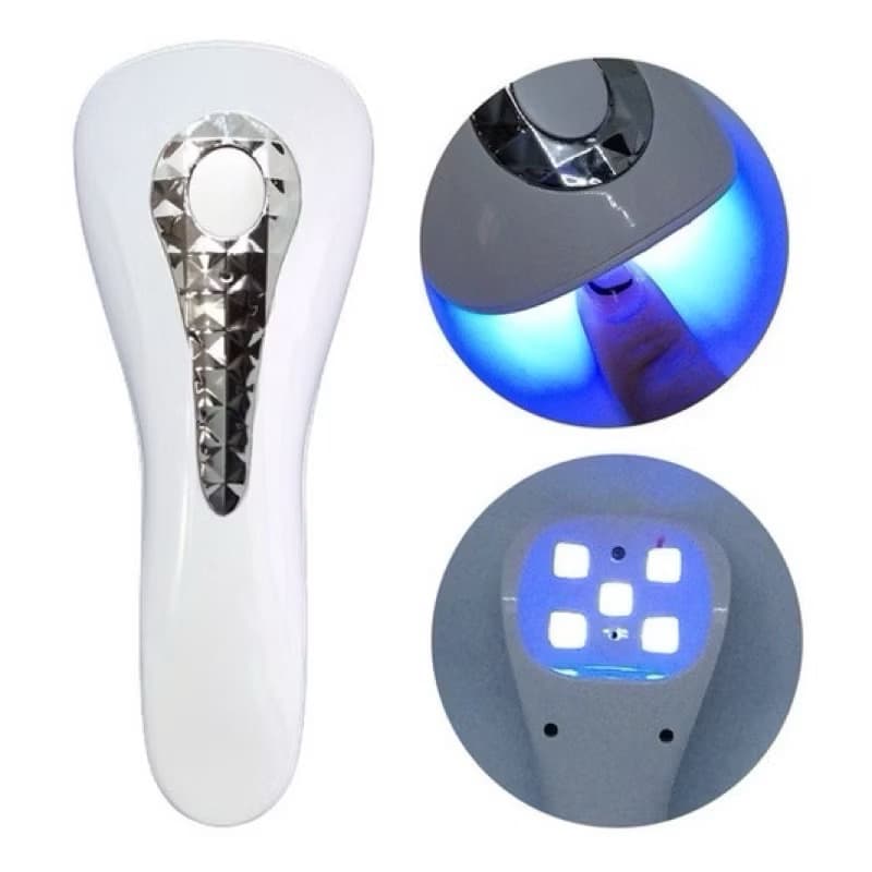 Cabine Secagem Unha Gel LED UV Portátil Mini Estufa Tipo Lanterna Secadora Unhas
