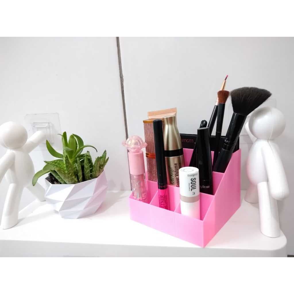 Organizador de Maquiagem Porta Pincel Maquiagem Caixa Guarda Make