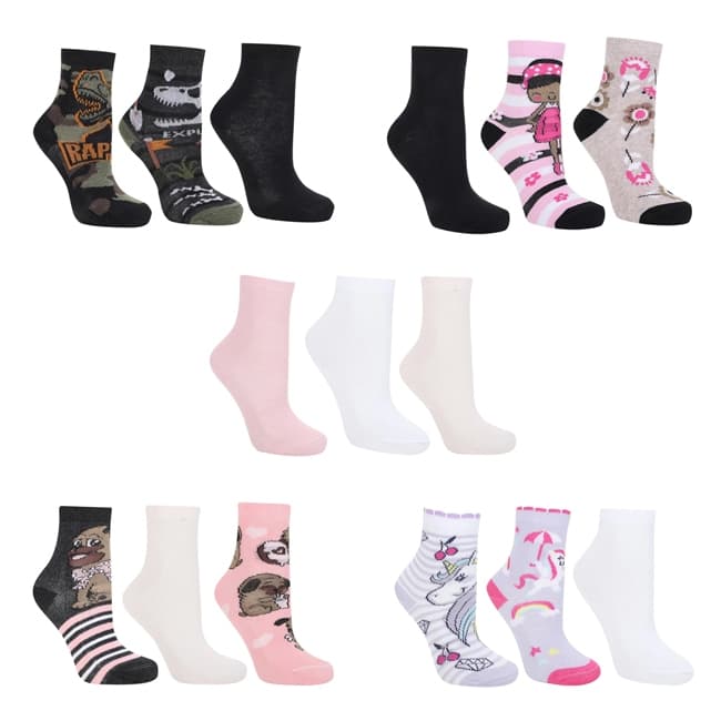 Kit 3 Pares Meia Soquete Infantil Bebê Menino Menina N.27 ao 30 - Cia da Meia