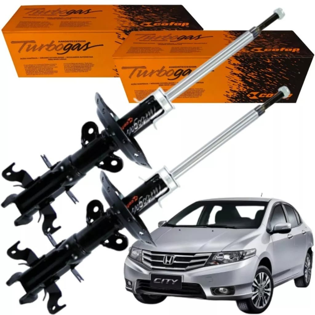 Par Amortecedor Dianteiro Honda City 2009 A 2014 Cofap