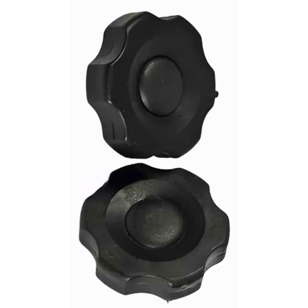 Manipulo 45mm Preto Fêmea com Porca de 1/4 de Rosca – Kit com 50 Unidades