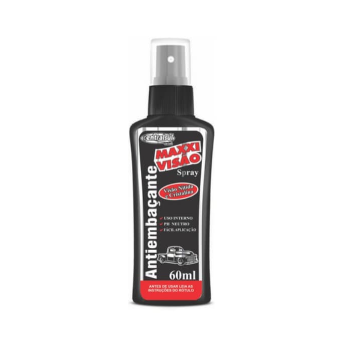 Antiembaçante Maxxi Visão 60ml Central Sul Proteção Vidros e Espelhos