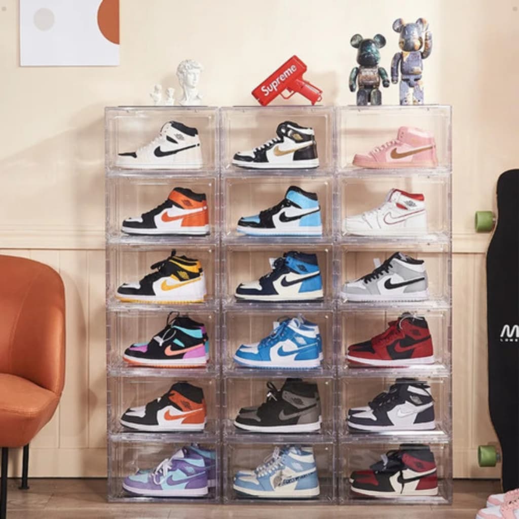 Caixa Organizadora Para Tênis Sapato Empilhável Shoe Box