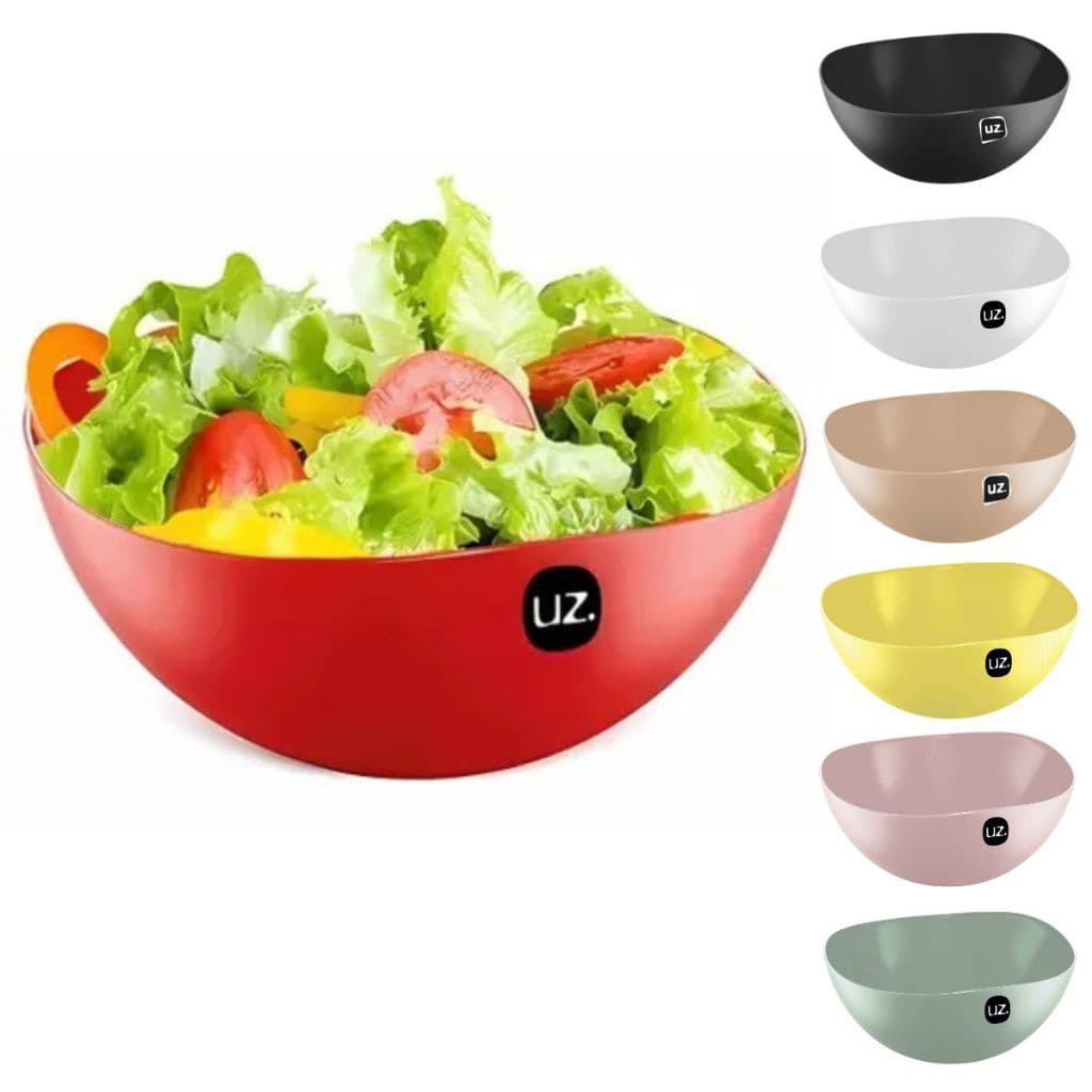Saladeira Porta Salada Tigela Travessa Saladeira Cozinha Vasilha Redonda Pote 3 Litros Uz Envio Full
