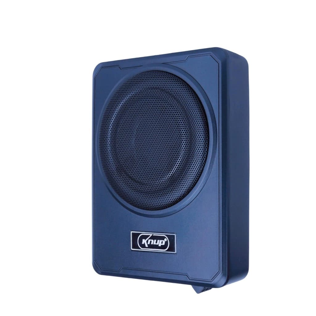 Subwoofer Ativo Grave 200W RMS Alto-Falante 10 Polegadas Caixa Amplificada Slim Selada Potente