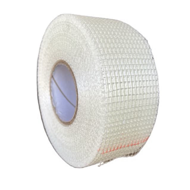 Fita Drywall Adesiva Fibra Vidro branca telada forro gesso artesanato isopor reparos trançada malha