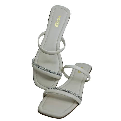 Rasteirinha Feminina com Brilho Strass Sandalia Rasteira Feminino Chinelo Confort Leve