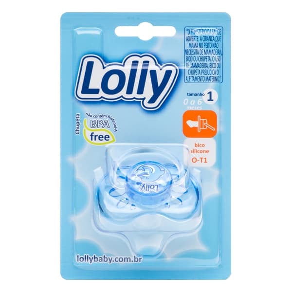 Chupeta Oceano Silicone Ortodontico Tamanho 1 Lolly Menino