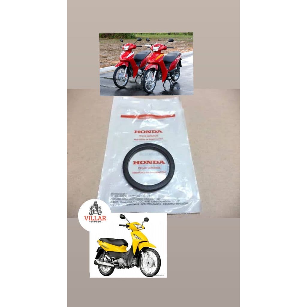 BORRACHA CAPA TAMPA IGNIÇÃO BIZ 125 2009 ATÉ 2017 / BIZ 100 2013 Á 2015 ORIGINAL HONDA