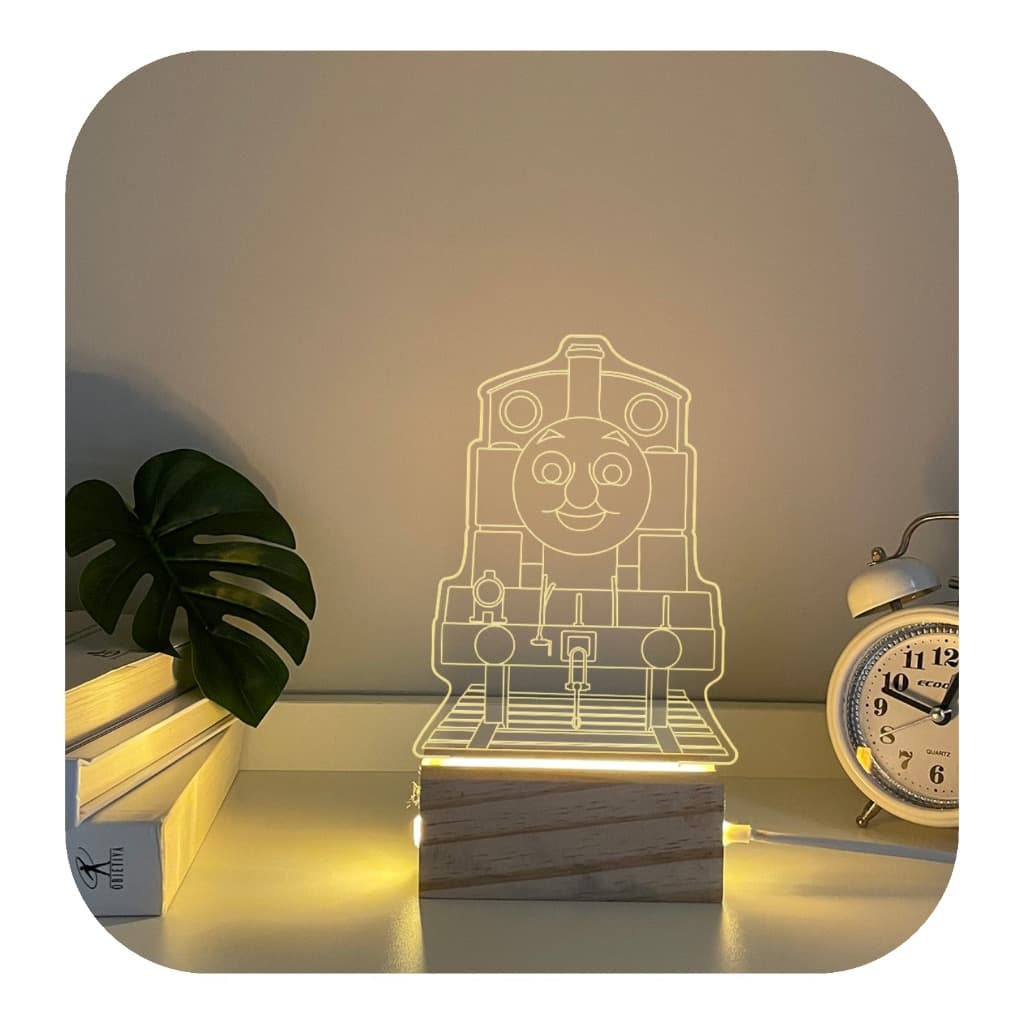 Luminária De Mesa Trenzinho Thomas E Seus Amigos 3d