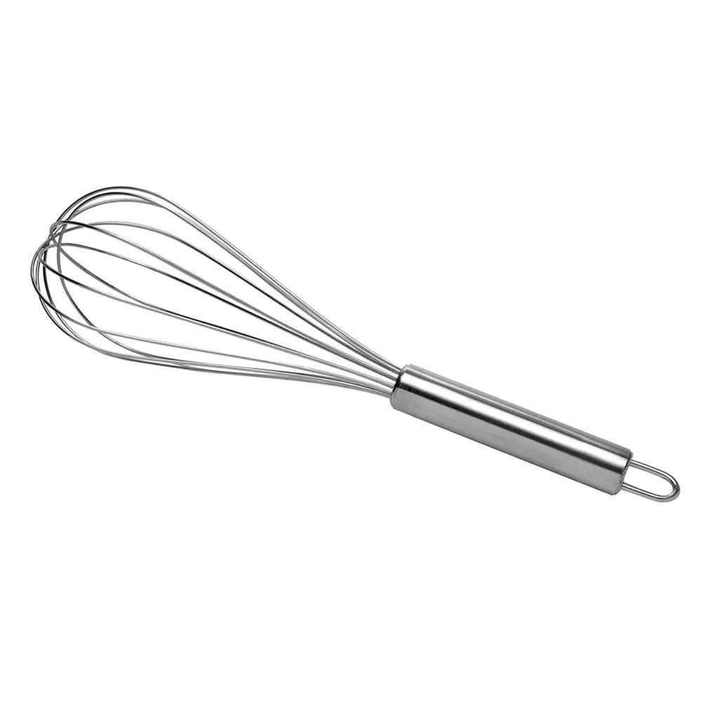 Batedor Fuê Profissional de Aço Inox Hastes Finas p/ Ovos Claras Massas