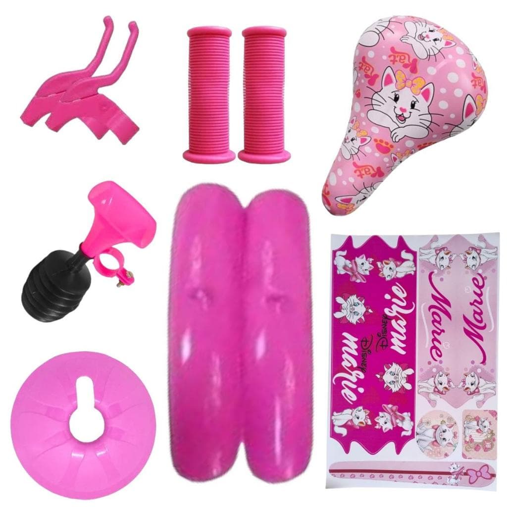 Kit Selim Manopla Buzina Paralama Manete Cobre Corrente+ades