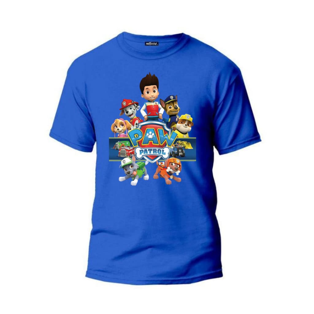 Camisa Preta Patrulha Canina Turbo Infantil e Adulto T-shirt 100% Algodão 30.1 Premium Postagem Rápida.