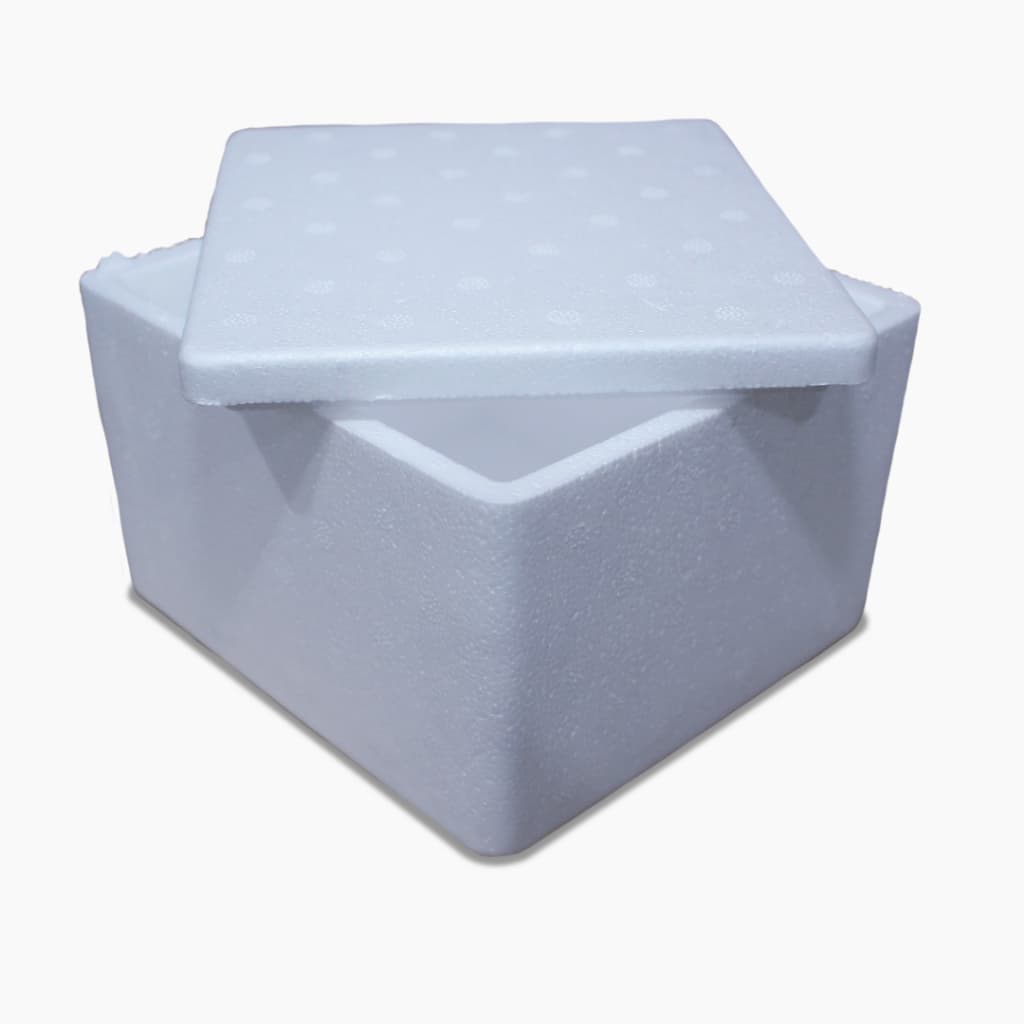 kit com 9 Caixas de Isopor EPS 1,5 litros para Sorvetes e Medicamentos
