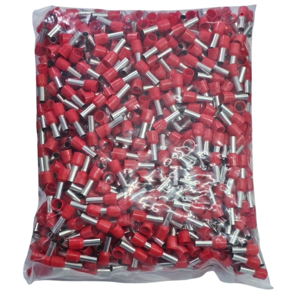 Pacote Terminal Tubular Ilhos 10mm E1012 10,0mm (Pacote)