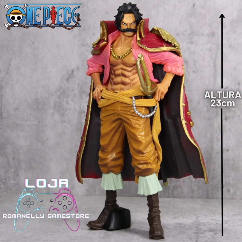 Gol D. Roger King 23cm Action Figure One Piece Figure Colecionavel Coleção Enfeite Decoração Geek Anime