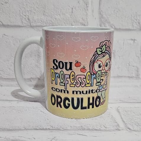 Caneca de Porcelana Personalizada Professores