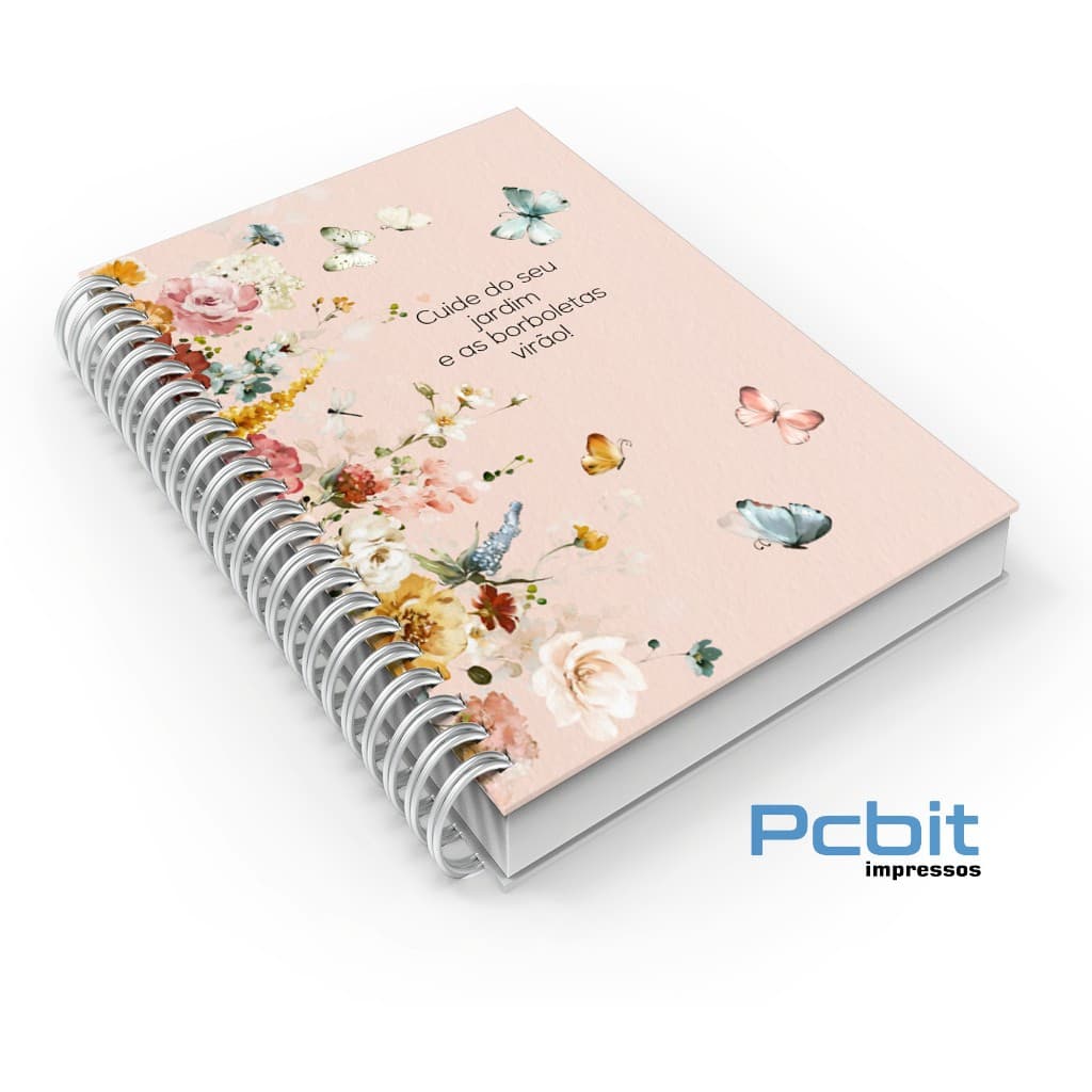 Agenda Grande A4 Floral Personalizada 2027