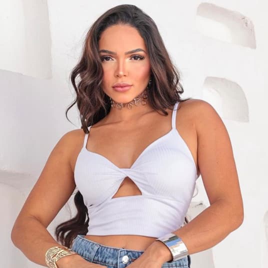 Top Cropped Feminino Nozinho com Bojo- Cropped Verão